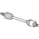 GM 84173833 Axle Assembly, Driver Side