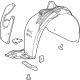 GM 42693359 Fender Liner, Front Inner Driver Side