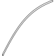 GM 22999252 Upper Molding, Front Driver Side