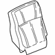 GM 88983382 Seat Back Cover GM 88983382 Seat Back Cover