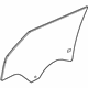GM 84749627 Door Glass, Rear Driver Side