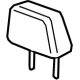 GM 85157406 Headrest, Beige GM 85157406 Headrest, Beige