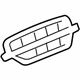 GM 15860254 Grille, Center Upper Passenger Side