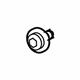GM 11561963 Buckle Bolt, Passenger Side