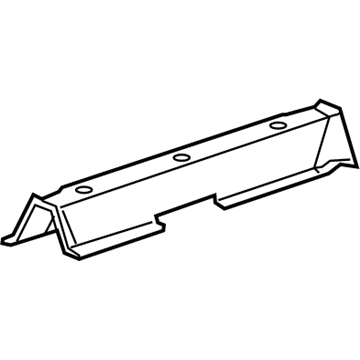 GM 23180887 Front Trim, Black Diamon, Rear 23180887 GM Front Trim, Black Diamon, Rear Illustration 1 of 1