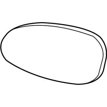 Chevy 89046148 Mirror Glass