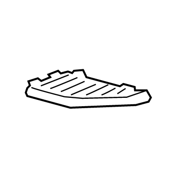 84227859 GM Pad, Passenger Side Illustration 1 of 1