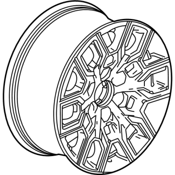Chevy 84738118 Wheel, Alloy Wheel Bolt
