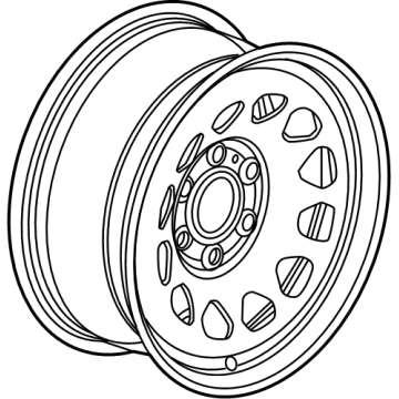 Chevy 86508933 Wheel, Steel