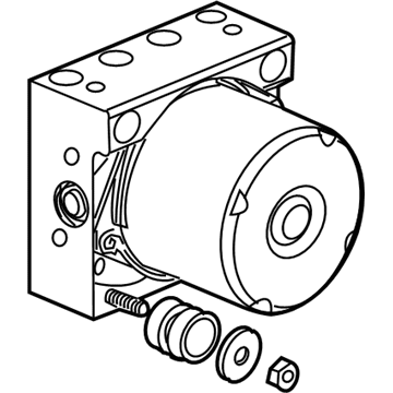 Saturn ABS Pump And Motor Assembly - 22707682