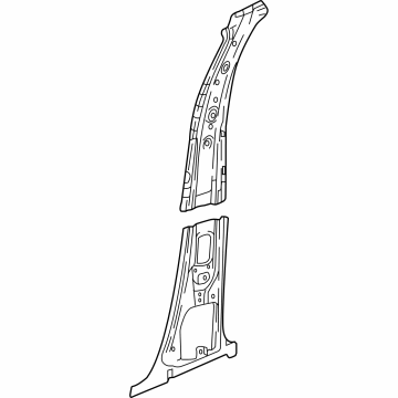 Chevy 26469976 Inner Center Pillar
