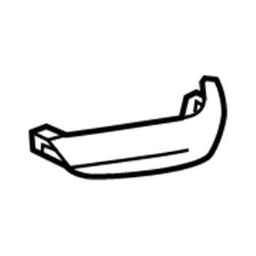 20980606 GM Handle Cover, Rear Driver Side Illustration 1 of 1