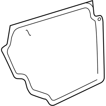 13387029 GM Water Deflector, Inner Driver Side Illustration 1 of 1