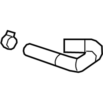 GM 23436686 Reservoir Hose 23436686 GM Reservoir Hose Illustration 1 of 1