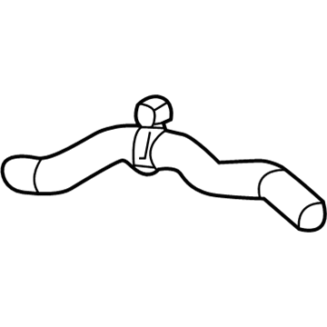 23436683 GM Upper Hose Illustration 1 of 1