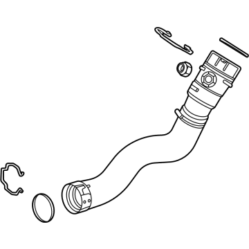 GM 84682179 Intercooler Hose 84682179 GM Intercooler Hose Illustration 1 of 1