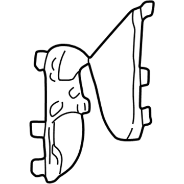 GM 15911243 Window Regulator, Rear Passenger Side 15911243 GM Window Regulator, Rear Passenger Side Illustration 1 of 1