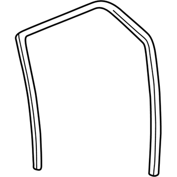 GM 15880718 Run Channel, Rear Passenger Side 15880718 GM Run Channel, Rear Passenger Side Illustration 1 of 1