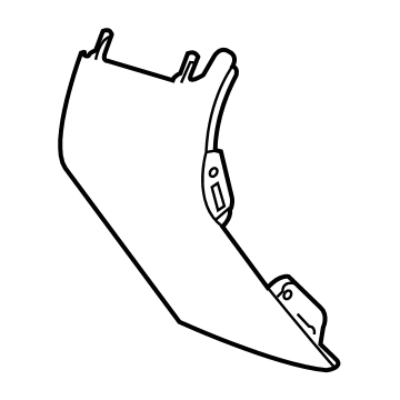 GM 84719359 Filler Panel, Gray, Lower 84719359 GM Filler Panel, Gray, Lower Illustration 1 of 1