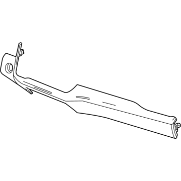 GM 84967433 Trim Pad, Black 84967433 GM Trim Pad, Black Illustration 1 of 1
