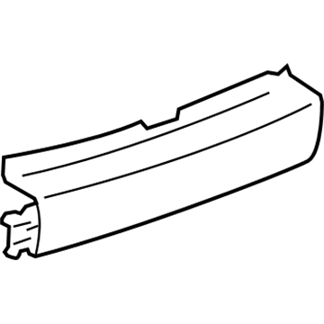 GM 22758306 Front Cover, Black 22758306 GM Front Cover, Black Illustration 1 of 1