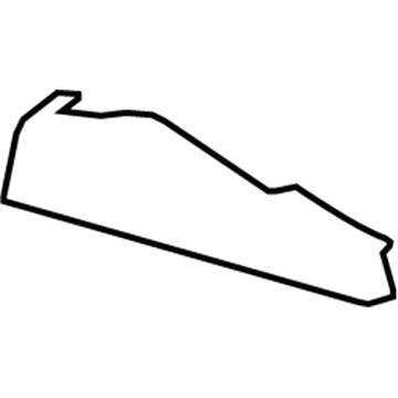 GM 22758321 Finish Panel, Titanium, Front 22758321 GM Finish Panel, Titanium, Front Illustration 1 of 1