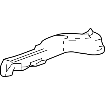 GM 22885488 Outlet Duct, Driver Side 22885488 GM Outlet Duct, Driver Side Illustration 1 of 1