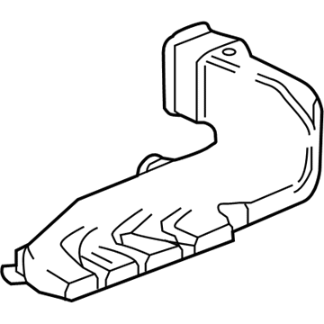 GM 13401747 Outlet Duct, Driver Side 13401747 GM Outlet Duct, Driver Side Illustration 1 of 1