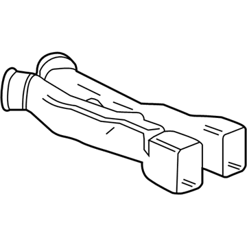 GM 13401748 Outlet Tube 13401748 GM Outlet Tube Illustration 1 of 1