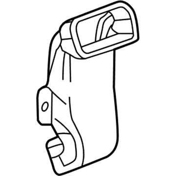 GM 22885498 Outlet Duct 22885498 GM Outlet Duct Illustration 1 of 1