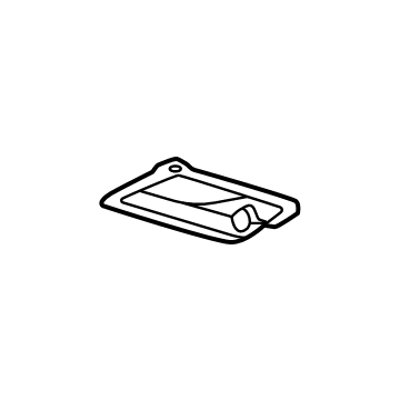 GM 26509710 Bezel, Seat Belt 26509710 GM Bezel, Seat Belt Illustration 1 of 1