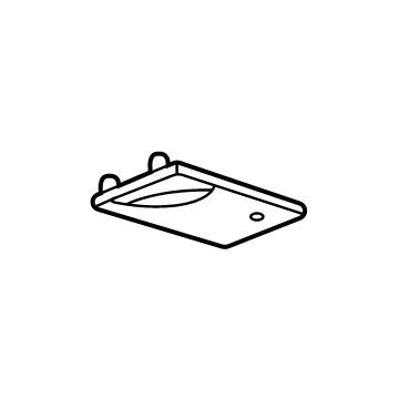 GM 26391625 Bezel, Seat Belt 26391625 GM Bezel, Seat Belt Illustration 1 of 1