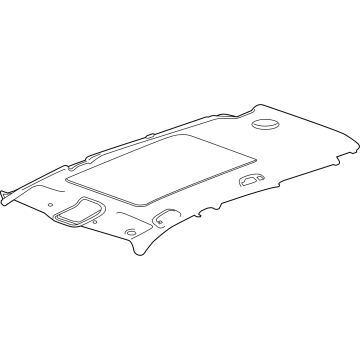 GM 26605875 Panel Assembly-Headlining Trim *Backen Blackk 26605875 GM Panel Assembly-Headlining Trim *Backen Blackk Illustration 1 of 1