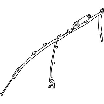 GM 25931501 Inflator Curtain, Passenger Side 25931501 GM Inflator Curtain, Passenger Side Illustration 1 of 1