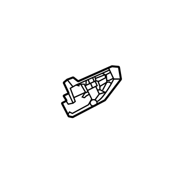 GM 84543166 Step Bar Rear Cap, Passenger Side 84543166 GM Step Bar Rear Cap, Passenger Side Illustration 1 of 1