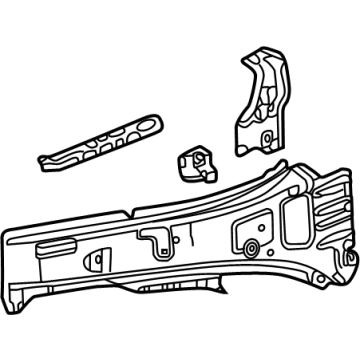 GM 84607764 Outer Rail, Front Driver Side 84607764 GM Outer Rail, Front Driver Side Illustration 1 of 1