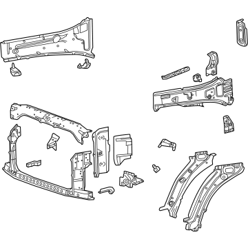 Chevy Suburban Radiator Support - 86790625