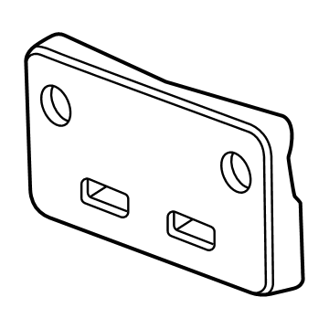 Cadillac 84783131 License Bracket