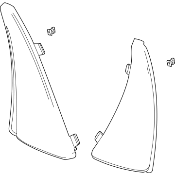 Chevy Corvette Mud Flaps - 84263453