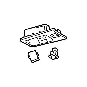 GM 84041291 Pull Pocket, Jet Black 84041291 GM Pull Pocket, Jet Black Illustration 1 of 1