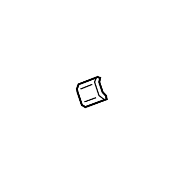 GM 84400764 Access Cover, Jet Black 84400764 GM Access Cover, Jet Black Illustration 1 of 1