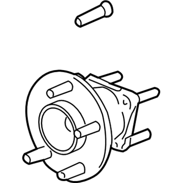 GM 88967271 Hub & Bearing 88967271 GM Hub & Bearing Illustration 1 of 1