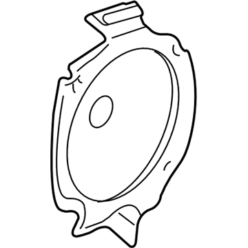 Chevy 19116642 Front Driver Speaker