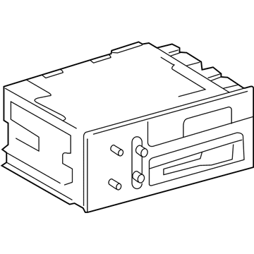 15850560 GM Radio Illustration 1 of 1