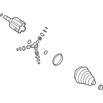 GM 26062354 Housing Assembly, Front Driver Side 26062354 GM Housing Assembly, Front Driver Side Illustration 1 of 1