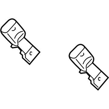 GM 19332730 Buckle 19332730 GM Buckle Illustration 1 of 1