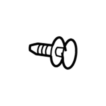 GM 96057846 Splash Shield Clip 96057846 GM Splash Shield Clip Illustration 1 of 1