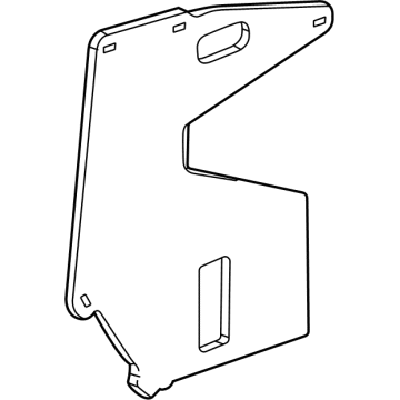 GM 84991901 Insulator, Inner Driver Side 84991901 GM Insulator, Inner Driver Side Illustration 1 of 1