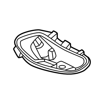 GM 26437354 Cover, Inside/Outside Rear View 26437354 GM Cover, Inside/Outside Rear View Illustration 1 of 1