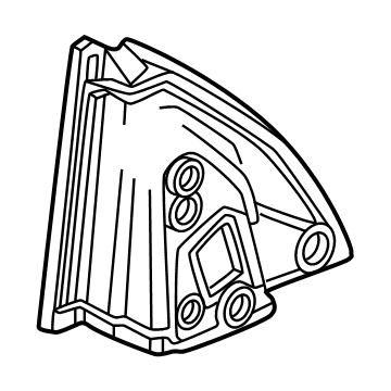 GM 26534878 Gasket-Outside Rear View Mirror 26534878 GM Gasket-Outside Rear View Mirror Illustration 1 of 1